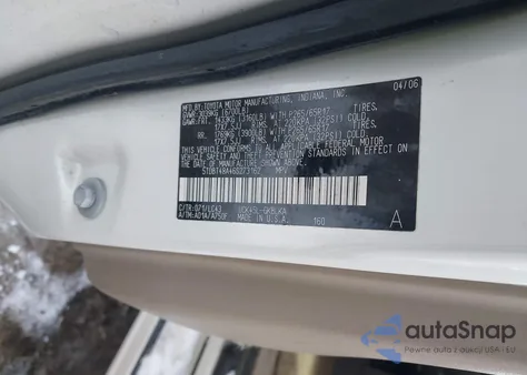 2006 Toyota Sequoia Limited V8 from USA, damaged, VIN 5TDBT48A46S273162